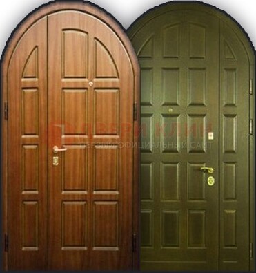 Металлическая арочная дверь ДА-6 для учебного заведения в Химках