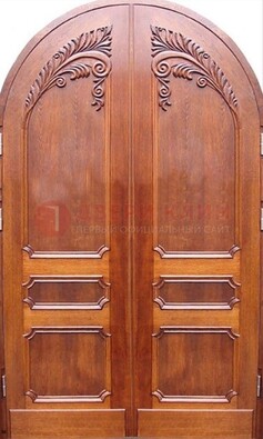 Металлическая арочная дверь ДА-9 в салон красоты в Химках