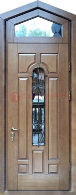 Железная дверь Винорит с фрамугой для частного дома ДФГ-34 в Химках