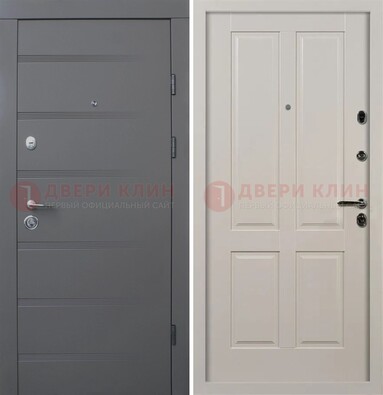 Квартирная железная дверь с МДФ панелями ДМ-423 в Химках