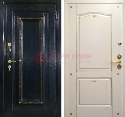 Входная дверь Дверь с золотистым декором ДПР-3 в Химках